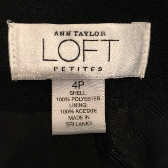 Loft | Black Textured Blazer Jacket - Picture 8 of 10